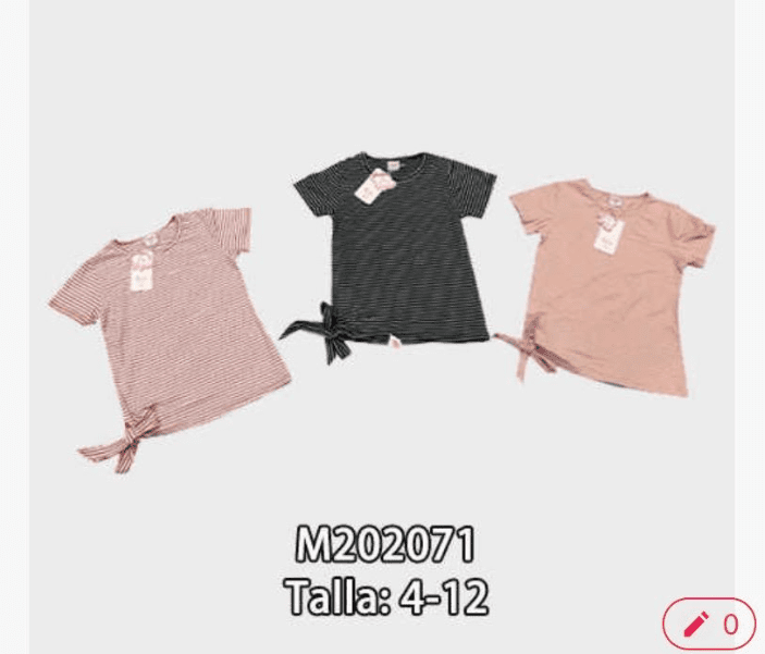Polera manga corta