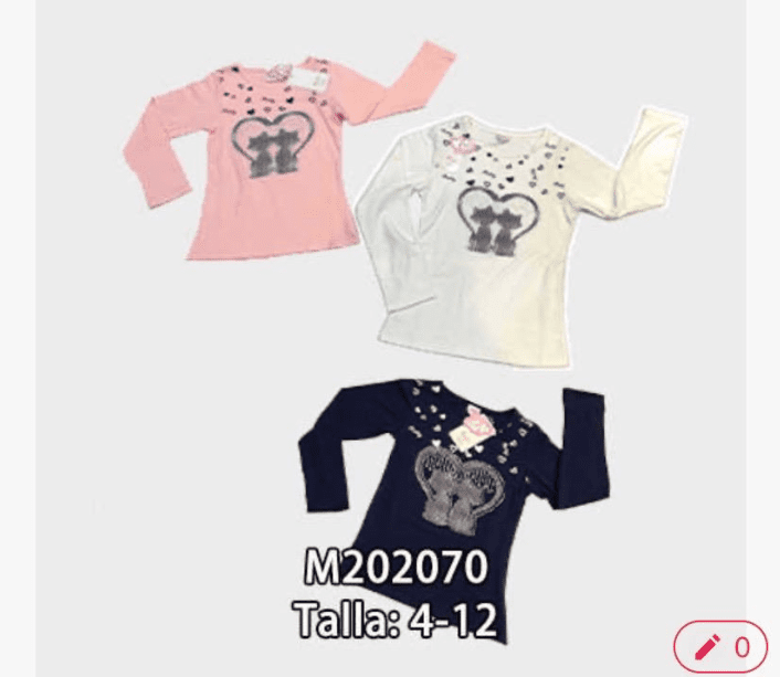 Polera manga larga