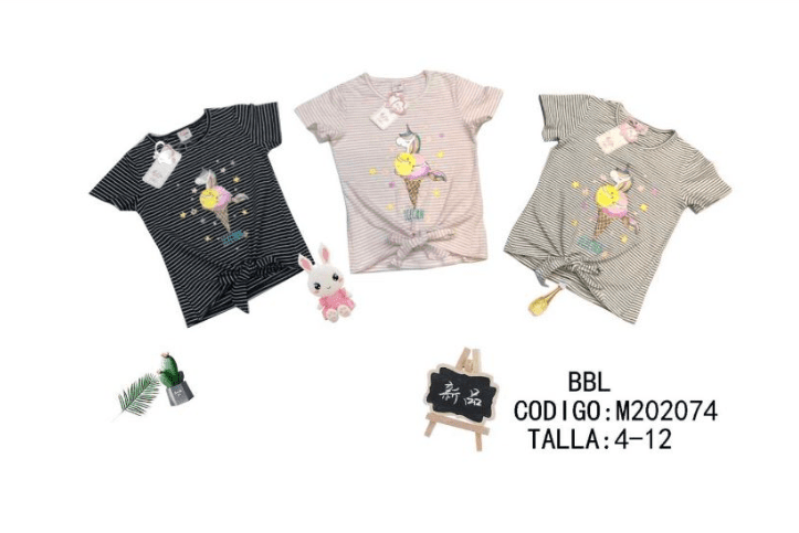 Polera manga corta