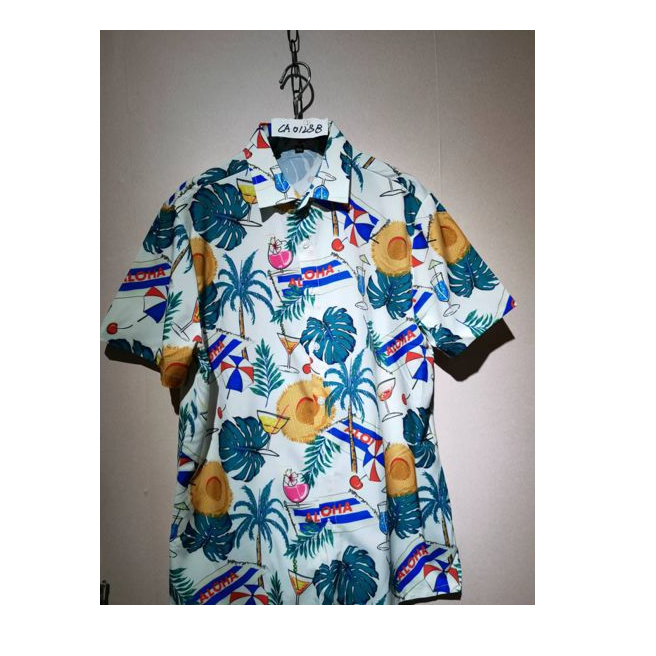 Camisa Piña Colada Cuello Alto