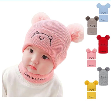 GORRO CON CUELLO NIÑOS