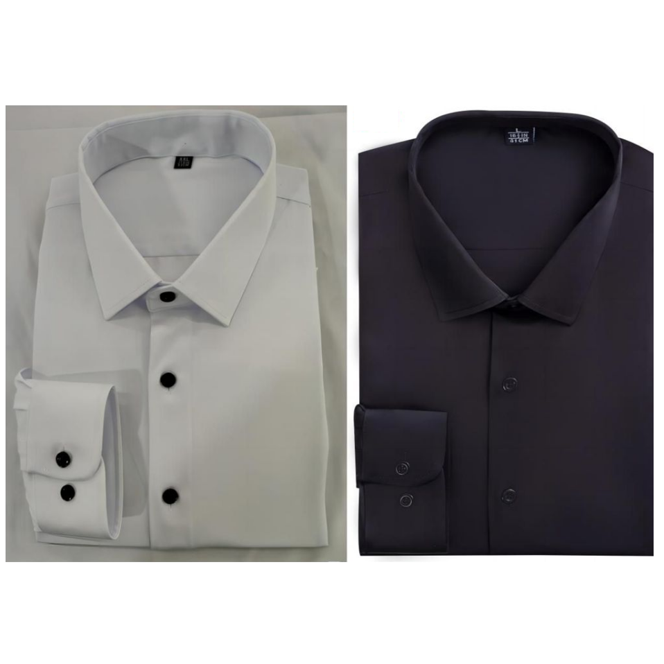 Camisa Blanco y Negro 