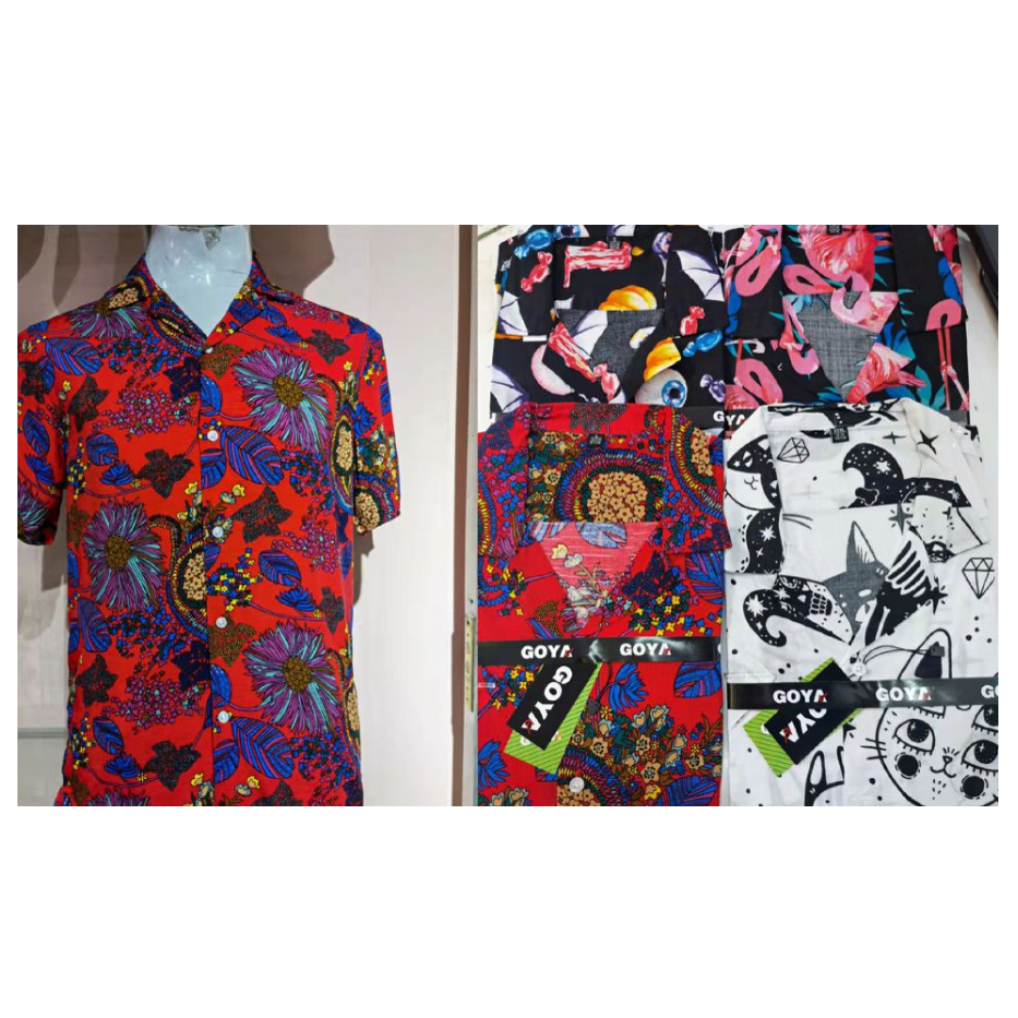 Camisa Hawaiana Manga Corta