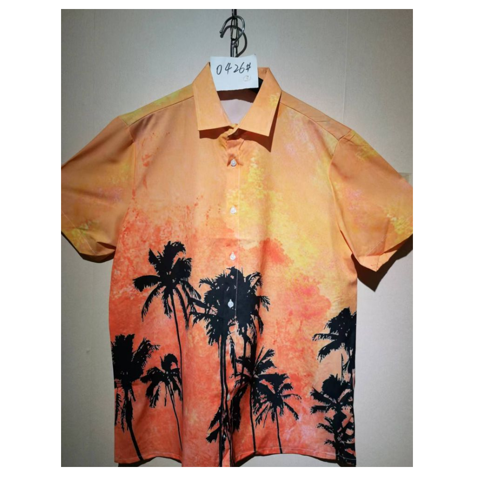 Camisa Naranja Palmera